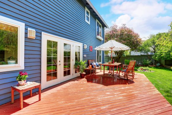 Blue Siding Installation in Dover
