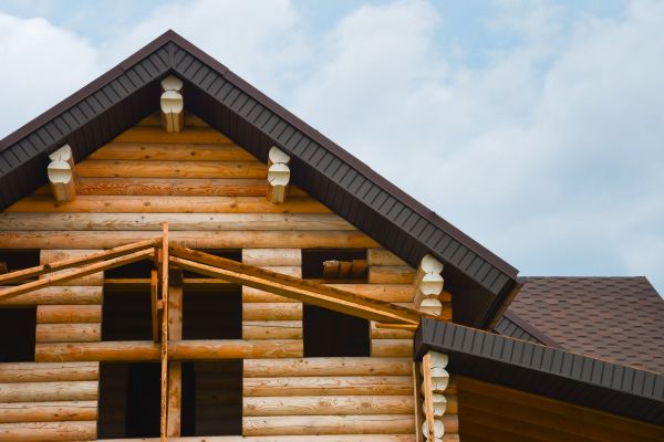 Log Home Siding Installation in Dover